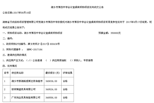 湘乡市第四中学向日葵app下载安装污版中标公告