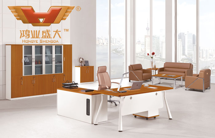 简约板式主管桌 高端品牌办公桌HY-BT13