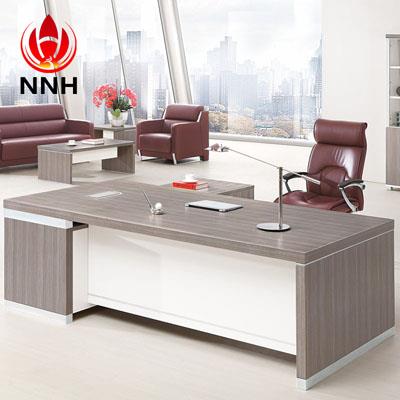 简易板式办公桌椅 老板桌式大班台NNH-JT04