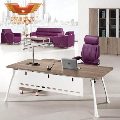 简易大班台 现代板式办公桌椅HY-BT18