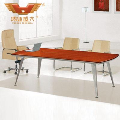 6人时尚会议桌 2.4米板式会议桌HY-A4124
